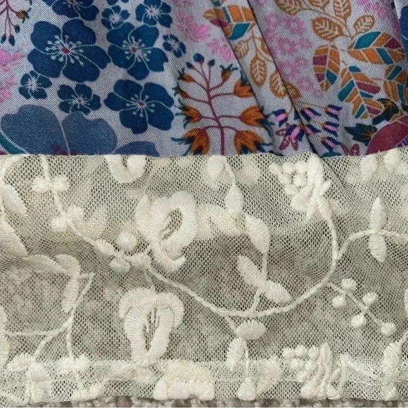 Matilda Jane Sew Perfect Peasant Top Large Make Believe Lace Boho Festival NWT - Picture 8 of 11